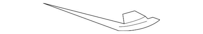 FR3Z15266D Ford (Front Left Lower Bumper Trim)