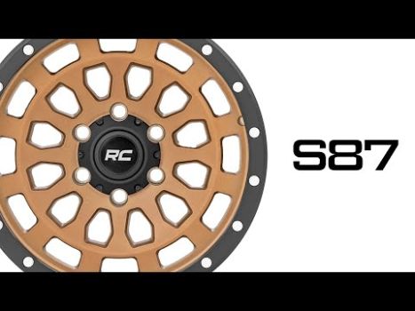87170917 Rough Country (87 Series Wheel Simulated Beadlock | Bronze/Black | 17x8.5 | 6x135 | +0mm)