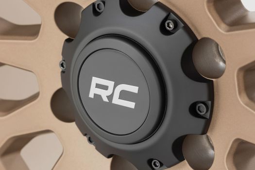 87170917 Rough Country (87 Series Wheel Simulated Beadlock | Bronze/Black | 17x8.5 | 6x135 | +0mm)