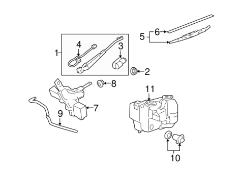 10389565 GM (Windshield Washer Pump)