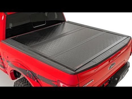47214650 Rough Country (FORD LOW PROFILE HARD TRI-FOLD TONNEAU COVER (04-14 F150 | 6.5' BED))