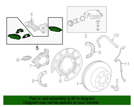 85601646 GM (PAD KIT-RR DISC BRK)