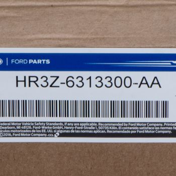 HR3Z6313300AA Ford (Tappetini anteriori neri in gomma a vasca con logo Mustang)