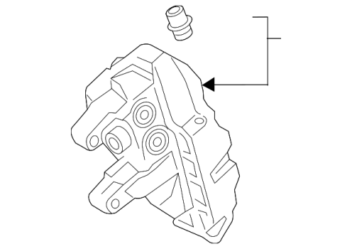 FR3Z2553E Ford (Brake Caliper - Right (Passenger side))