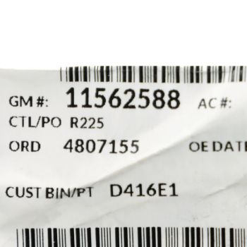 11562588 GM (Oil Pan Drain Plug)