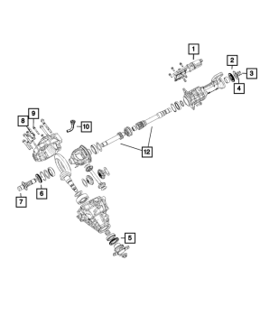 68146594AB Mopar (SHAFT, AXLE INTERMEDIATE)