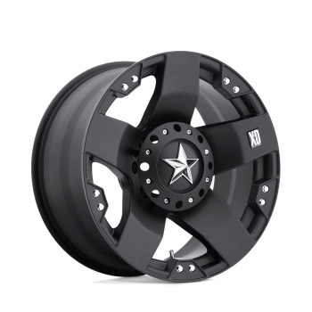 XD77578054335 XD Wheels (Cerchio XD Rockstar Nero opaco 17X8 +35 Offset)