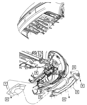 4806074AI Mopar (ENGINE COVER)