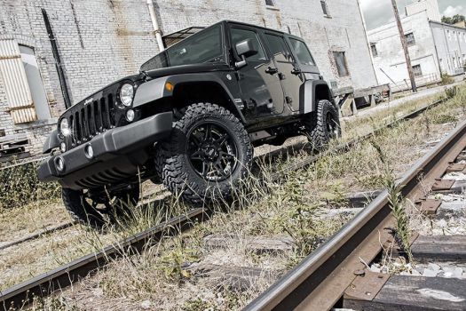 67940 Rough Country (2.5 INCH LIFT KIT | COILS | M1 | JEEP WRANGLER JK 2WD/4WD (07-18))