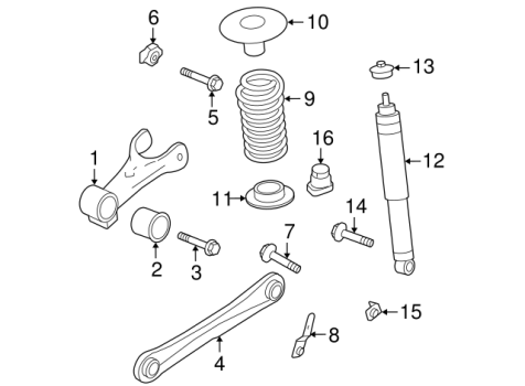 9R3Z5A649B Ford (CONTROL ARM)