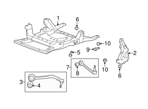 92233625 GM (Steering Knuckle - Driver Side (Left))