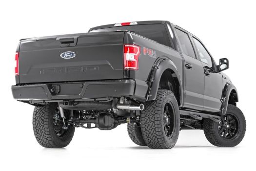 F-F11811N Rough Country (FORD POCKET FENDER FLARES | RIVETS (18-19 F-150 | RAW - PAINT REQUIRED))