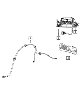 68274731AE Mopar (CAMERA, REAR VIEW)