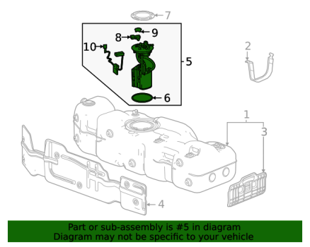 85543521 GM (FUEL PUMP & HOUSING ASSEMBLY)