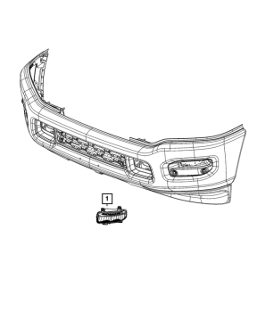 68273292AB Mopar (Front Fog Lamp - Passenger Side (Right))