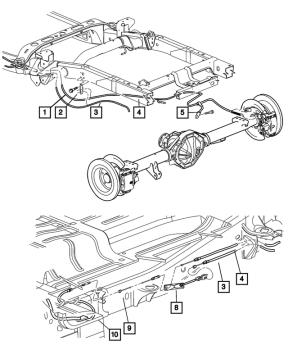 52010066AA Mopar (PARKING BRAKE CABLE)
