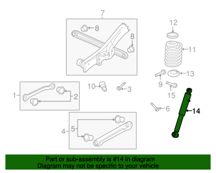 23487280 GM (ABSORBER ASM-RR LVLG SHK)
