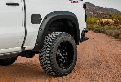F-C12211 Rough Country (POCKET FENDER FLARES | CHEVY SILVERADO 1500 2WD/4WD (2022-2024))