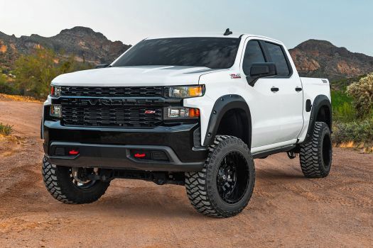 F-C12211 Rough Country (POCKET FENDER FLARES | CHEVY SILVERADO 1500 2WD/4WD (2022-2024))