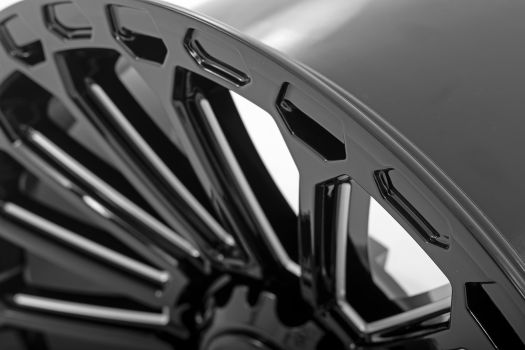 97221017 Rough Country (97 Series Wheel One-Piece | Gloss Black | 22x10 | 6x135 | -19mm)