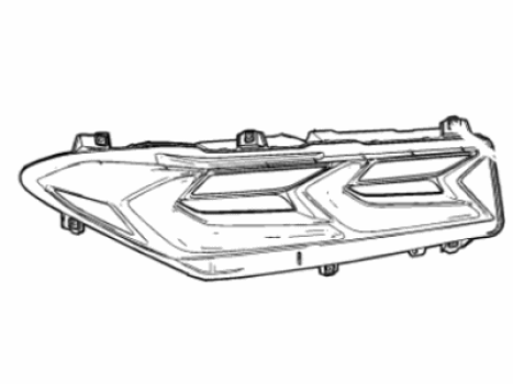 84891701 GM (LAMP ASM-RR BODY STRUCTURE STOP)