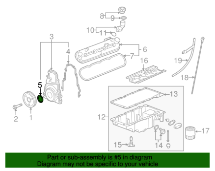 89060436 GM (CRANKSHAFT SEAL)