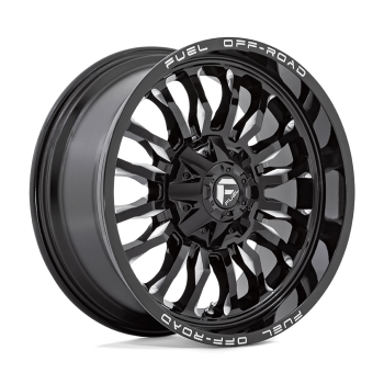 D79522209847 Fuel (Wheel Fuel Arc  Nero opaco lavorato 22X12 -44 mm Offset)