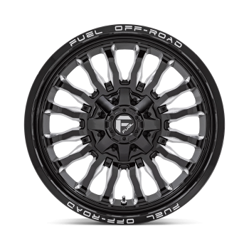 D79522209847 Fuel (Wheel Fuel Arc  Nero opaco lavorato 22X12 -44 mm Offset)