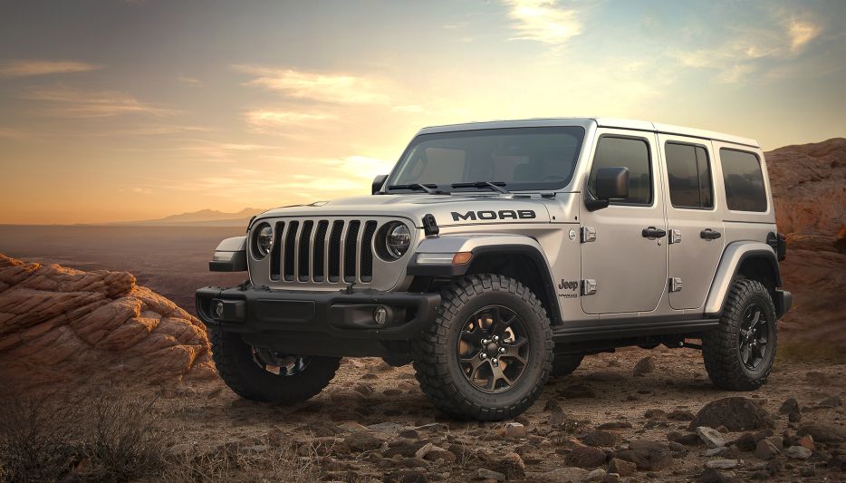 Paraurti Jeep Wrangler JL in metallo MOAB-uitvoering