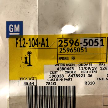 25965051 GM (Rear Leaf Spring)