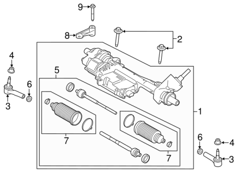 FR3Z3A130A Ford (OUTER TIE ROD)