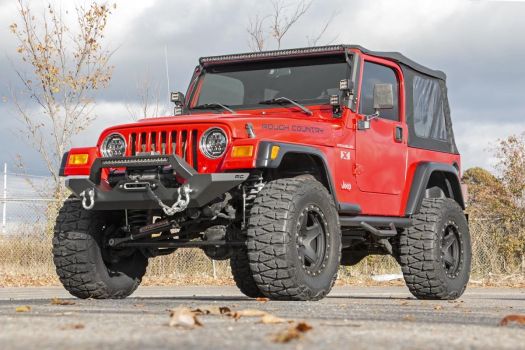 10595 Rough Country (JEEP FULL WIDTH FRONT LED WINCH BUMPER (87-06 WRANGLER YJ/TJ))