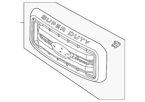 BC3Z8200G Ford (GRILLE)