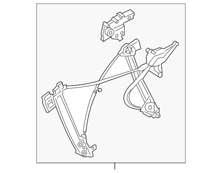 MR3Z7623201A Ford (WINDOW REGULATOR)