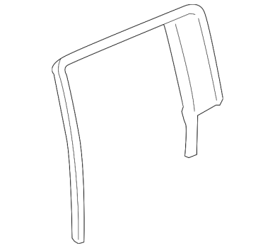 25830046 GM (Fixed Glass - Passenger Side (Right) w/ out Privacy)