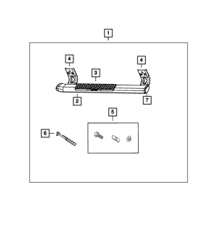82213515AE Mopar (STEP KIT, TUBULAR SIDE)
