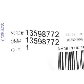 13540601 GM (TIRE PRESSURE MONITORING SYSTEM (TPMS) SENSOR)