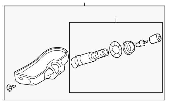 13540601 GM (TIRE PRESSURE MONITORING SYSTEM (TPMS) SENSOR)