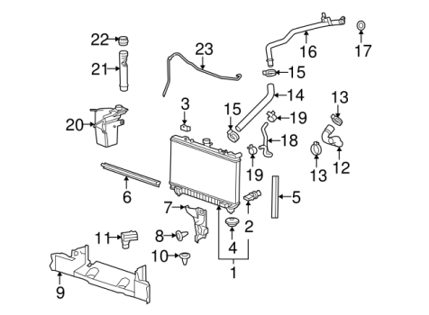 92218353 GM (Radiator Assembly)
