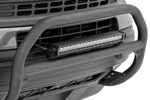 51043 Rough Country (NUDGE BAR | 20 INCH CHROME SINGLE ROW LED | FORD BRONCO SPORT (21-22))