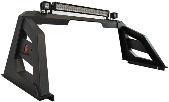 RB-AR1B-KIT Black Horse Offroad (Roll Bar nero con barra LED)