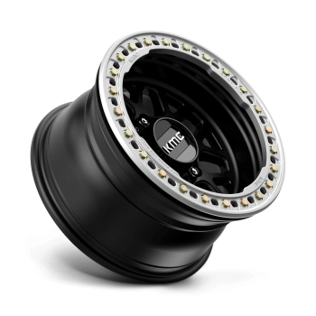 KM23579080738N KMC Wheels (KM235 Granata Crawl Beadlock 17X9 8X165.1 -38 mm Nero satinato)