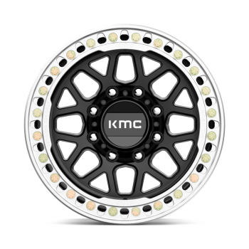 KM23579080738N KMC Wheels (KM235 Granata Crawl Beadlock 17X9 8X165.1 -38 mm Nero satinato)