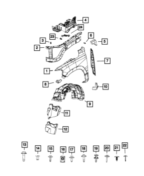 68632535AA Mopar (FENDER)