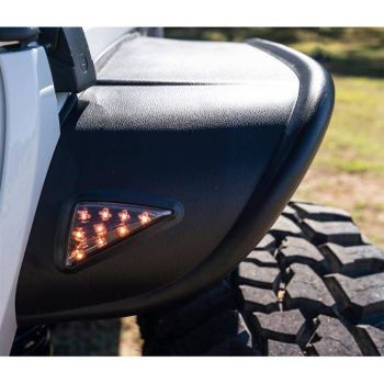 10928-07 Bushwacker (FRONT AND REAR FENDER FLARES STANDARD COVERAGE BUSHWACKER FLAT STYLE)