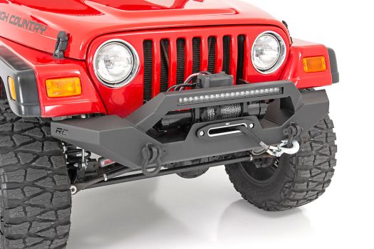10595 Rough Country (JEEP FULL WIDTH FRONT LED WINCH BUMPER (87-06 WRANGLER YJ/TJ))