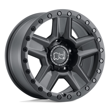 1785RVN355127M71 Black Rhino (Ravine 17X8.5 5X127 35mm Matte Black)