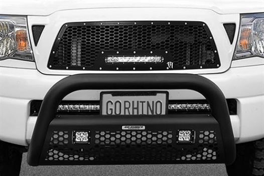 5564211T Go Rhino (Bull Bar Nero con 2 Faretti LED)