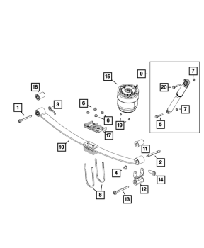 68349606AB Mopar (SPRING, AIR SUSPENSION)