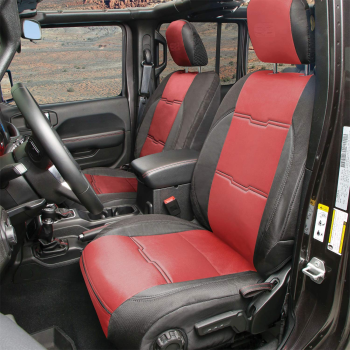 577130 Smittybilt (GEN2 Neoprene Front and Rear Seat Cover Kit (Black/Red))
